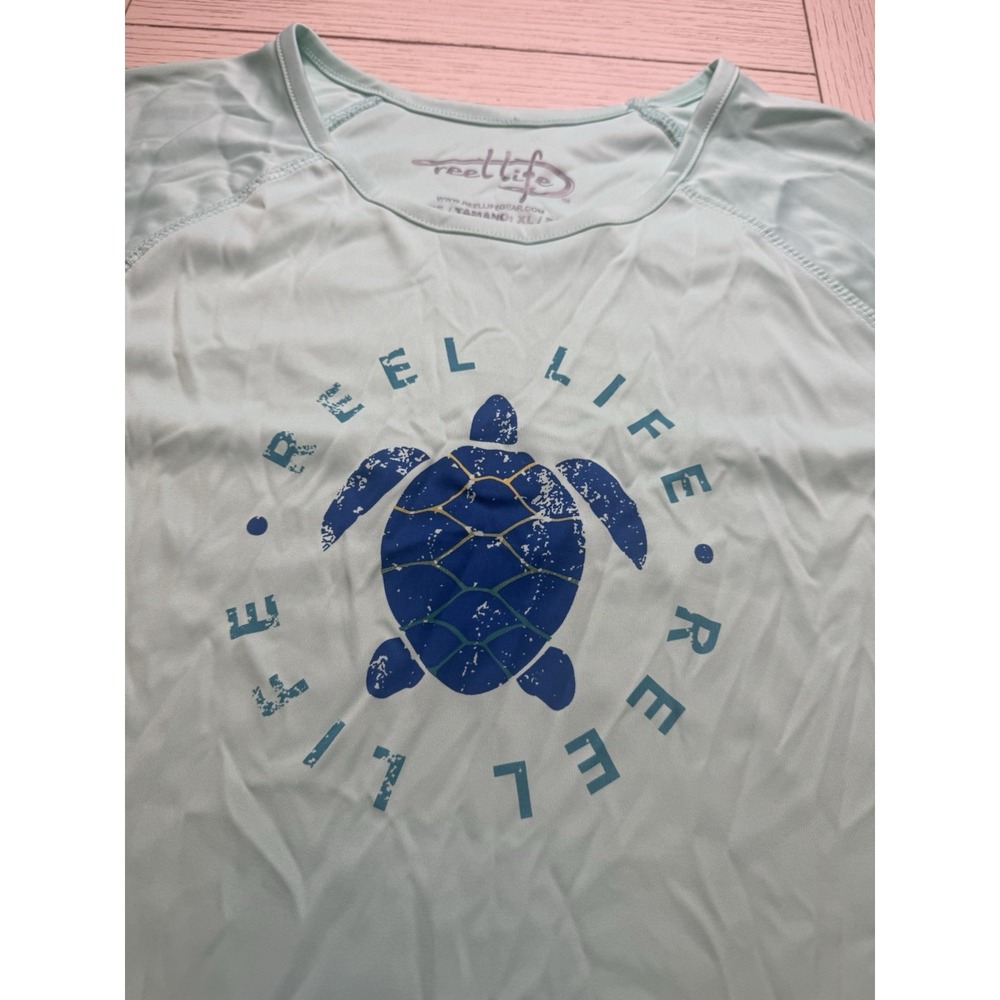 Reel Life Women's Sun Ray Seagrass Green Defender Long Sleeve UV T-Shirt UPF 50+